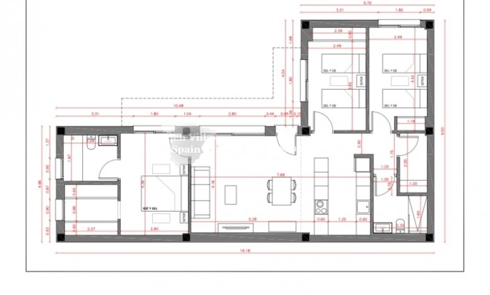 Wederverkoop - Gloednieuwe villa - Daya Nueva